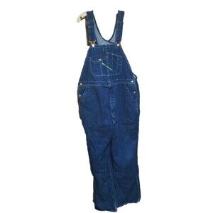 VTG Key Imperial Aristocrat Overalls Mens Size 44x32 Bibs Distressed